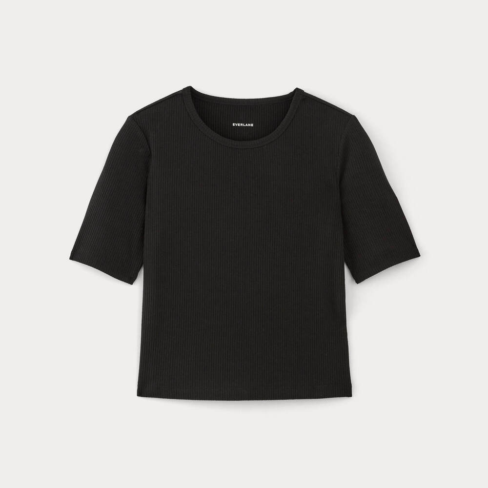 Everlane Women's Shimmy T-Shirt in Black, Size Large